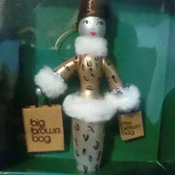 Bloomingdale's ornament shopping girl - Picture 3 of 4